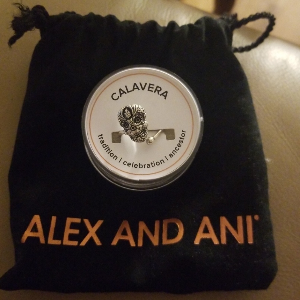 Alex & Ani Calavera Skull Ring